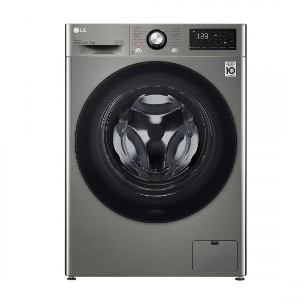 LG Lave-linge Frontal 7 kg – 6 Motion Direct Drive™, AI DD™, Steam – F2V3HYPKP