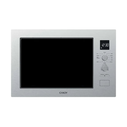 Candy Micro-ondes gril encastrable Wave 600 – 25 L, 850 W micro-ondes / 1200 W gril, inox, commandes électroniques – CA38FL7NWX