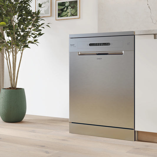 Candy Lave‑vaisselle Pose Libre 13 Couverts – Maxi Tub 60 cm, Wi‑Fi + Inverter Speed‑Drive – CF 3E7L0S