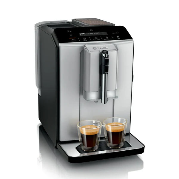 Bosch VeroCafe Machine à café tout‑automatique – 1,4 L, broyeur céramique, mousseur automatique – TIE20301