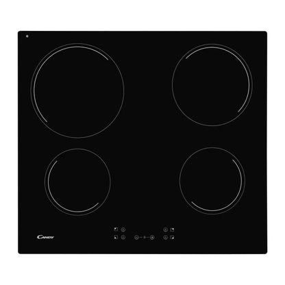 Candy Table de cuisson Vitrocéramique 4 zones – 590 × 520 mm – CH64CCB