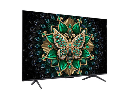 TCL TV C6K Premium QD-MiniLED 50” – 4K UHD, Google TV, HDR10+, Dolby Vision IQ, Dolby Atmos, Wi-Fi, Bluetooth, HDMI 2.1 – 50C6K