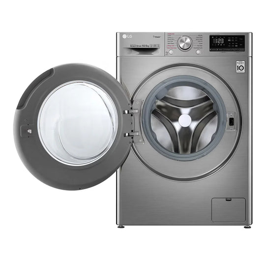 LG Lave-linge Frontal 10.5 kg – AI DD™, Vapeur, Connecté Wi-Fi ThinQ – F4V5RYP2T