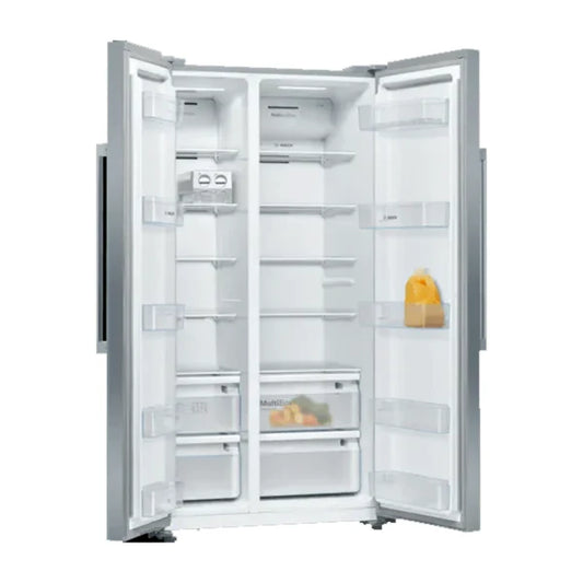 Bosch Série 4 Side‑by‑Side Américain – 178,7 × 90,8 cm, Total No Frost, Inox Look – KAN93VL30N