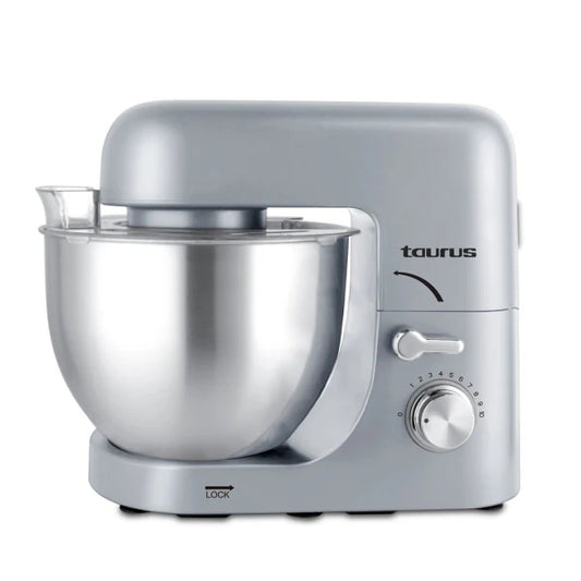 Taurus Robot Pâtissier Compact – 1400 W, Bol inox 5 L, Vitesse variable – Compact