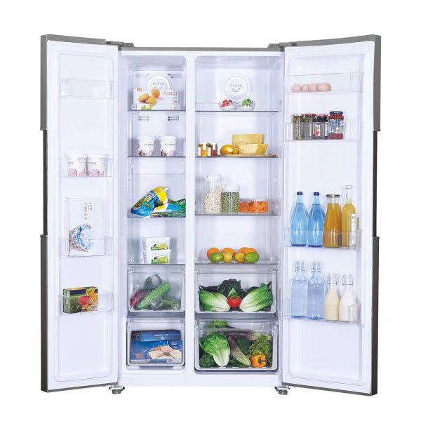 Candy Réfrigérateur américain – 521 L, No Frost, Inox tactile – Modèle CHSVN 174X