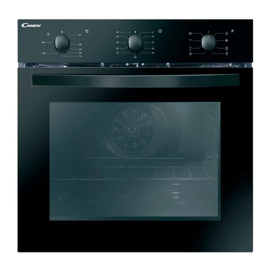 Candy Four Électrique Encastrable – 70 L, Chaleur Pulsée 8 Fonctions, Noir – FCS612N/E