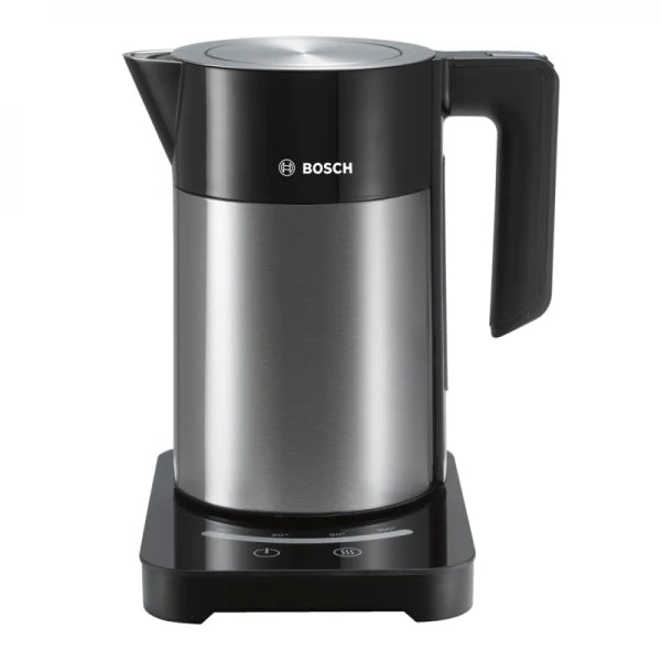 Bosch Bouilloire Électrique – Inox 1,7 L, 7 températures, fonction Keep Warm – TWK7203