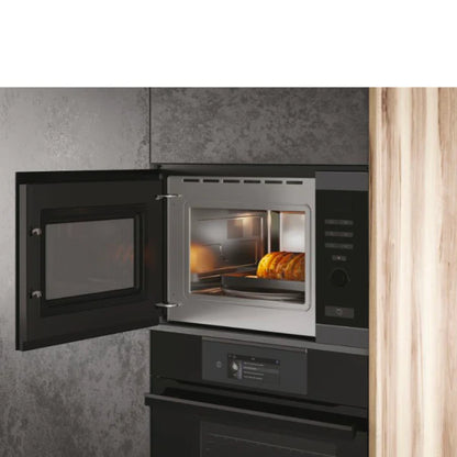 Haier Micro‑ondes Gril Encastrable – 25 L, 900 W (micro‑ondes) & 1000 W (gril), Écran tactile – HWO38MG6HXB