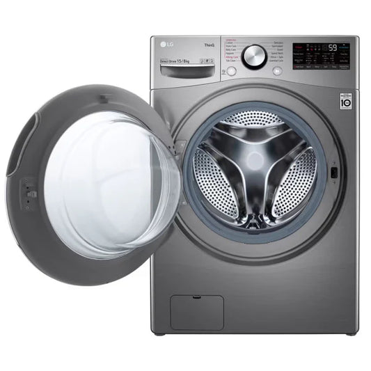LG Lave-linge Séchant 15/8 kg – 6 Motion Direct Drive™, TurboWash™, AI DD™, Moteur Inverter – F0L9DGP2S