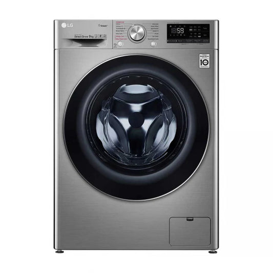 LG Lave-linge frontal 9 kg – AI Direct Drive™, Vapeur, Wi-Fi – F4V5VYP2T