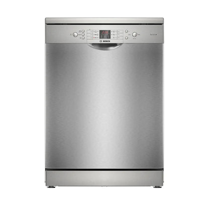 Bosch Lave-vaisselle pose-libre 60 cm – 14 couverts, 44 dB, inox anti-traces, VarioDrawer & RackMatic – SMS46NI20V