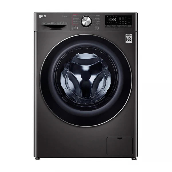 LG Lave-linge Frontale 10.5 kg – AI DD™, TurboWash™360°, Steam+, Wi-Fi – F4V9RWP2E