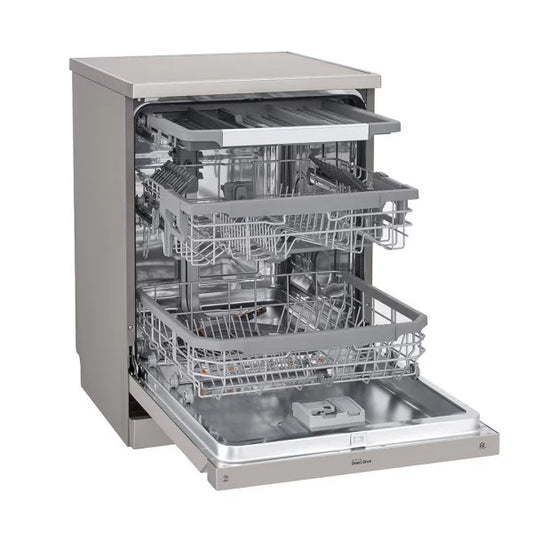 LG Lave-vaisselle 14 Couverts – QuadWash™ Steam, EasyRack™ Plus, Wi-Fi SmartThinQ™ – DFC435FP