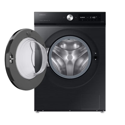 Samsung Lave-linge hublot 9 kg – AI ecobubble, AI Wash, 1400 tr/min, SmartThings, Noir – WW90DB7U94GB