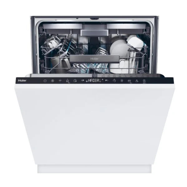 Washlens Plus Series 2 Haier Lave‑vaisselle Entièrement intégrable – 16 couverts, 10 programmes, Moteur Inverter, PowerWash – XI 6B0S3FSB