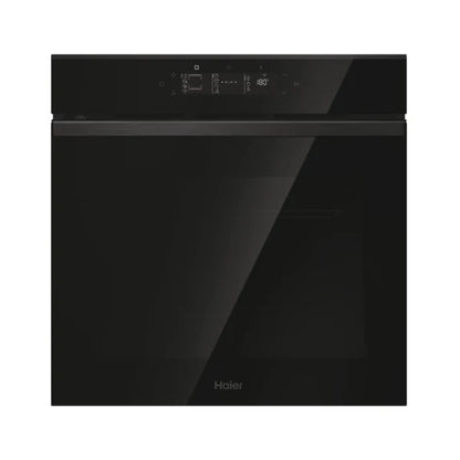 Haier Four encastrable – 78 L cavité XXL, chaleur tournante + nettoyage pyrolyse/hydrolyse, connectivité Wi‑Fi/BLE – H6 ID66G3HTB