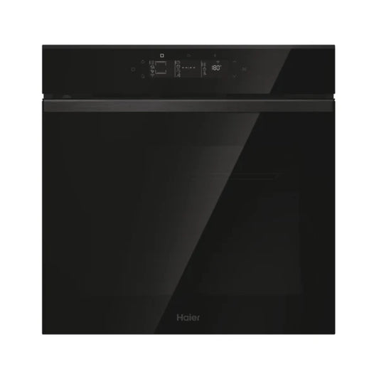 Haier Four encastrable – 78 L cavité XXL, chaleur tournante + nettoyage pyrolyse/hydrolyse, connectivité Wi‑Fi/BLE – H6 ID66G3HTB
