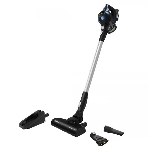 Bosch Aspirateur balai sans fil – 18 V, 30 min d’autonomie, batterie interchangeable, 2 niveaux, 2,4 kg – BCS611P4A