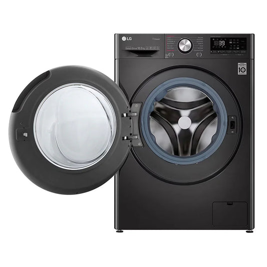LG Lave-linge Frontale 10.5 kg – AI DD™, TurboWash™360°, Steam+, Wi-Fi – F4V9RWP2E
