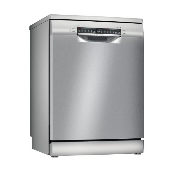Bosch Lave-vaisselle Pose-Libre 60 cm – Acier Inox Anti-Traces, Home Connect, 13 Couverts – SMS4EMI60V