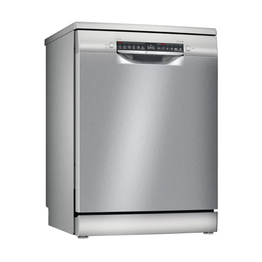 Bosch Lave-vaisselle Pose-Libre 60 cm – Acier Inox Anti-Traces, Home Connect, 13 Couverts – SMS4EMI60V