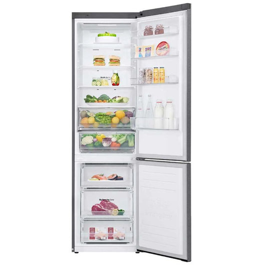 LG Réfrigérateur combiné – 341L, A++, 36dB, Total No Frost, Compresseur Smart Inverter – GR-B479NQLM