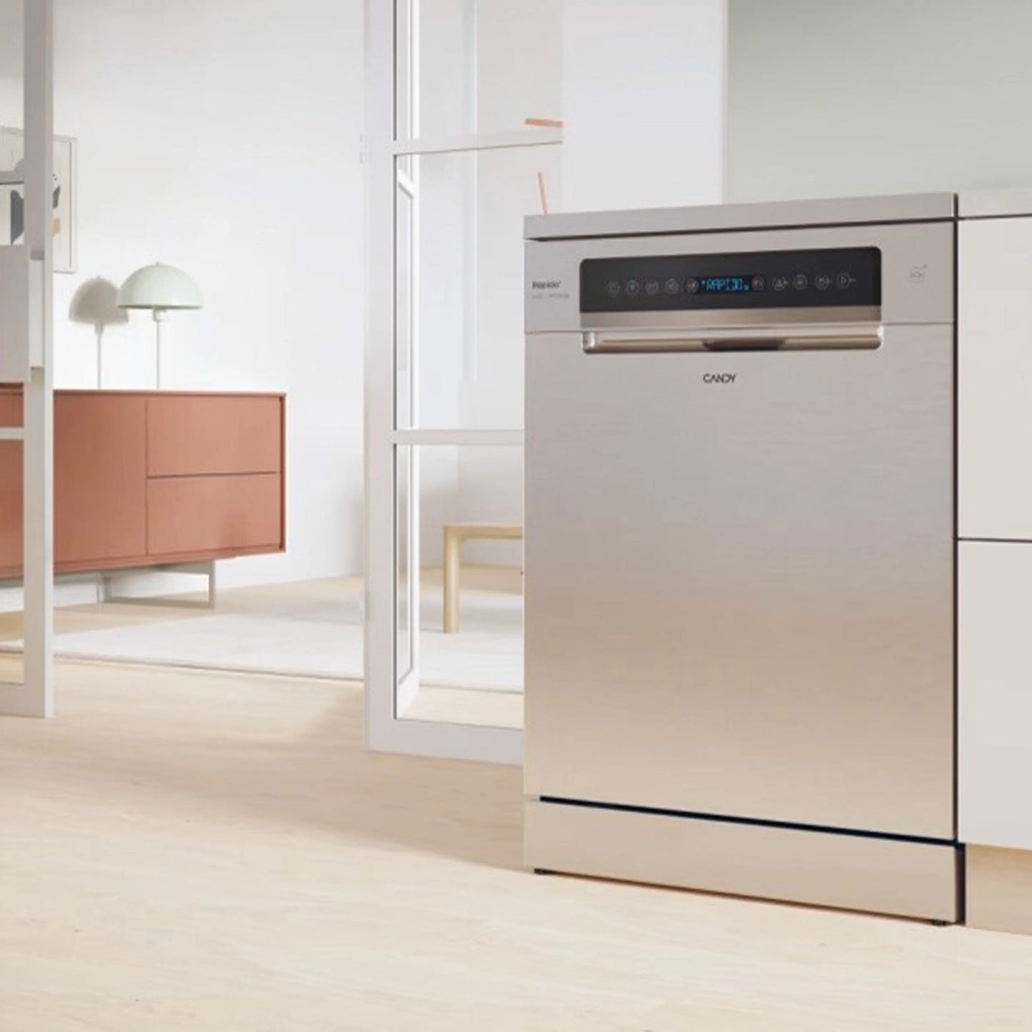 Candy Lave‑vaisselle Rapide – 16 couverts, Inverter, Wi‑Fi/Bluetooth – CF 6B4S1PX