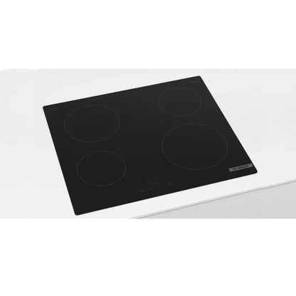 Bosch Table de cuisson électrique vitrocéramique – 4 foyers 60 cm sans cadre – PKE611BB8E