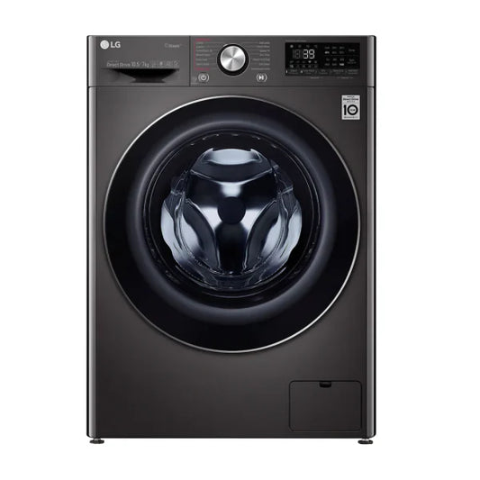 LG Lave-linge Séchant 10,5/7 kg – AI DD™, TurboWash™360°, Steam+™, Wi-Fi – F4V9RCP2E
