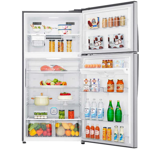 LG Réfrigérateur 2 Portes 506L – Compresseur Linéaire Inverter, Linear Cooling™, Door Cooling+, Hygiene Fresh+™, No Frost – GR-H702HLHU