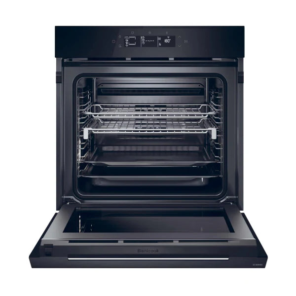 Haier Four encastrable – 78 L cavité XXL, chaleur tournante + nettoyage pyrolyse/hydrolyse, connectivité Wi‑Fi/BLE – H6 ID66G3HTB