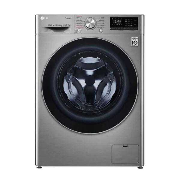 LG Lave-linge séchant frontal – 9/6 kg, AI DD™, Steam™, Wi-Fi ThinQ – F4V5VGP2T
