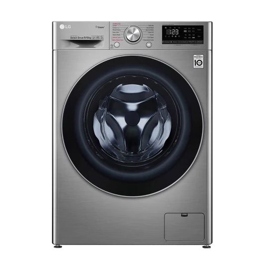 LG Lave-linge séchant frontal – 9/6 kg, AI DD™, Steam™, Wi-Fi ThinQ – F4V5VGP2T