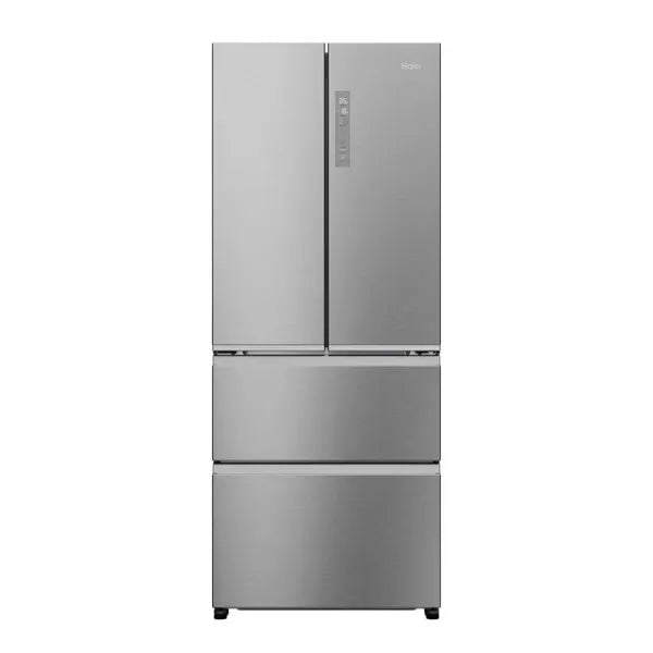 Haier Réfrigérateur multi-portes 4 portes 402 L – Total No Frost, My Zone & ABT, Inox 70 cm – HFR3718ENMM