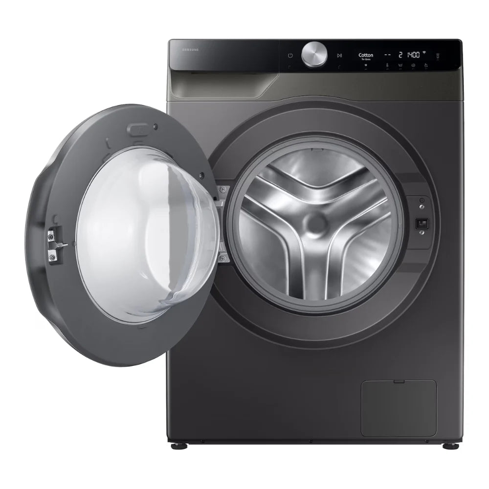 Samsung Lave-linge frontal 9 kg – AI Ecobubble, AI Energy Mode, Wi-Fi SmartThings, Inox - WW90DG6U34LX