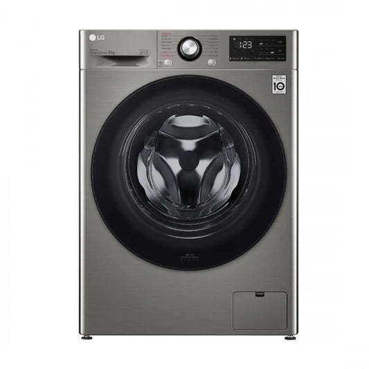 LG Lave-linge Frontal 8 kg – 6 Motion Direct Drive™, AI DD™, Steam – F2V3PYPKP