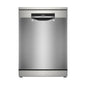 Bosch Lave-vaisselle pose-libre 60 cm – 14 couverts, 44 dB, Acier brossé anti-traces, HomeConnect & varioSpeed Plus – SMS6EMI62V