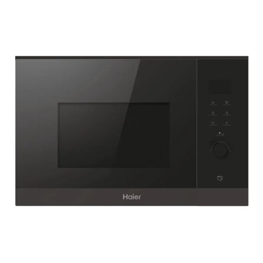 Haier Micro‑ondes Gril Encastrable – 25 L, 900 W (micro‑ondes) & 1000 W (gril), Écran tactile – HWO38MG6HXB