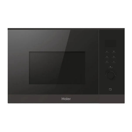 Haier Micro‑ondes Gril Encastrable – 25 L, 900 W (micro‑ondes) & 1000 W (gril), Écran tactile – HWO38MG6HXB