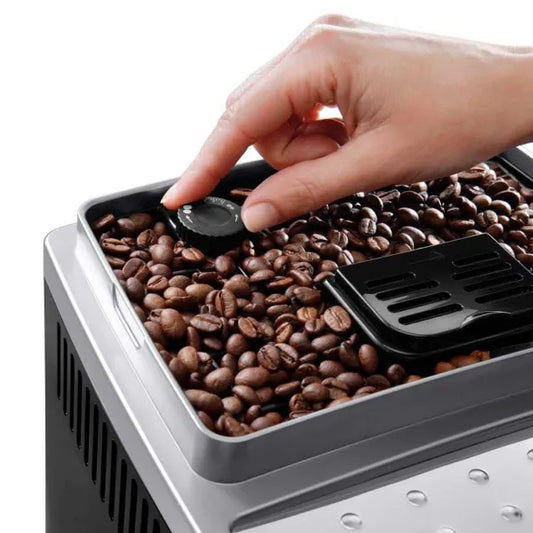 DeLonghi Machine à café automatique Magnifica Evo – 1,8 L, 15 bars, broyeur à grains, 4 boissons One-Touch & buse vapeur – ECAM290.31.SB