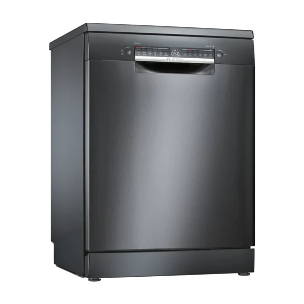 Bosch Lave‑vaisselle pose‑libre 60 cm 13 couverts – acier brossé noir anti‑traces – SMS4IKC62T