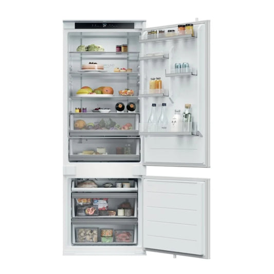 Haier Réfrigérateur combiné encastrable 70 cm – 382 L, Total No Frost, Air Surround, Wi-Fi hOn – HBQW5719E