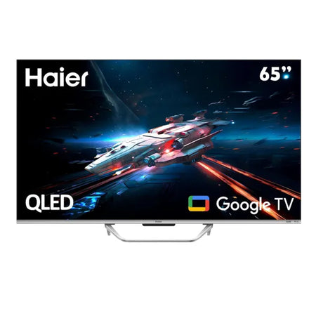 Haier TV QLED 65" – 4K, Google TV, Dolby Vision & Dolby Atmos, MEMC 60 Hz, 4× HDMI 2.1 (ALLM/eARC) – H65Q80FUX