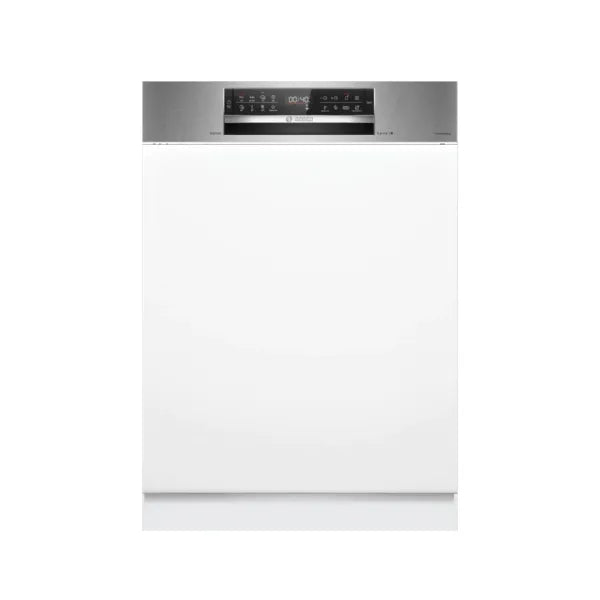 Bosch Lave-vaisselle encastrable 60 cm acier brossé – 13 couverts, Home Connect Wi-Fi, 46 dB, 8 programmes, RackMatic – SMI6EKS81T