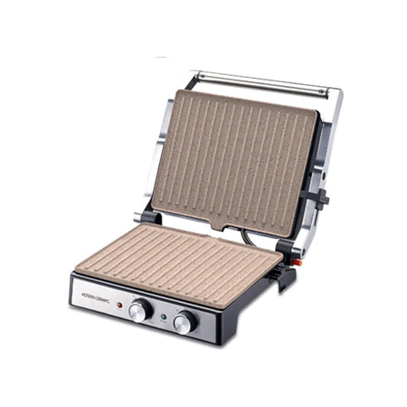 Taurus Panini Grill Asteria Ceramic Stone – 2 000 W, plaques céramique Stone, ouverture 180° – ASTERIA