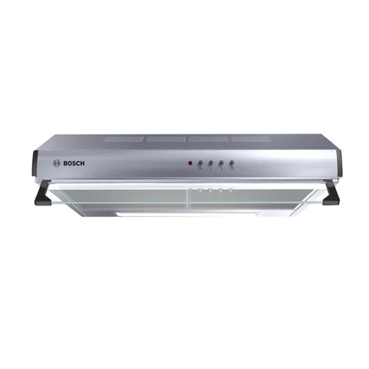Bosch Hotte Casquette 60 cm Inox – Extraction 360 m³/h, 3 Vitesses, 2 Lampes Halogènes – DHU665CQ