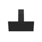 SCHNEIDER Hotte Décorative 90 cm Noir avec Panneau Verre Noir Mobile – TV63A90A-SCH