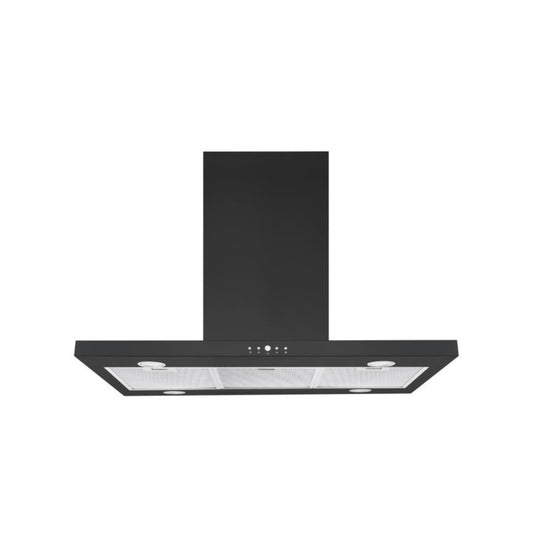 SCHNEIDER Hotte îlot 90 cm Noir – TI1190KBL-SCH