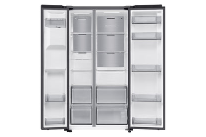 Samsung Réfrigérateur Side-by-Side – ~617 L net (415 L frigo / 202 L congélo) – RS70F64K1FMA